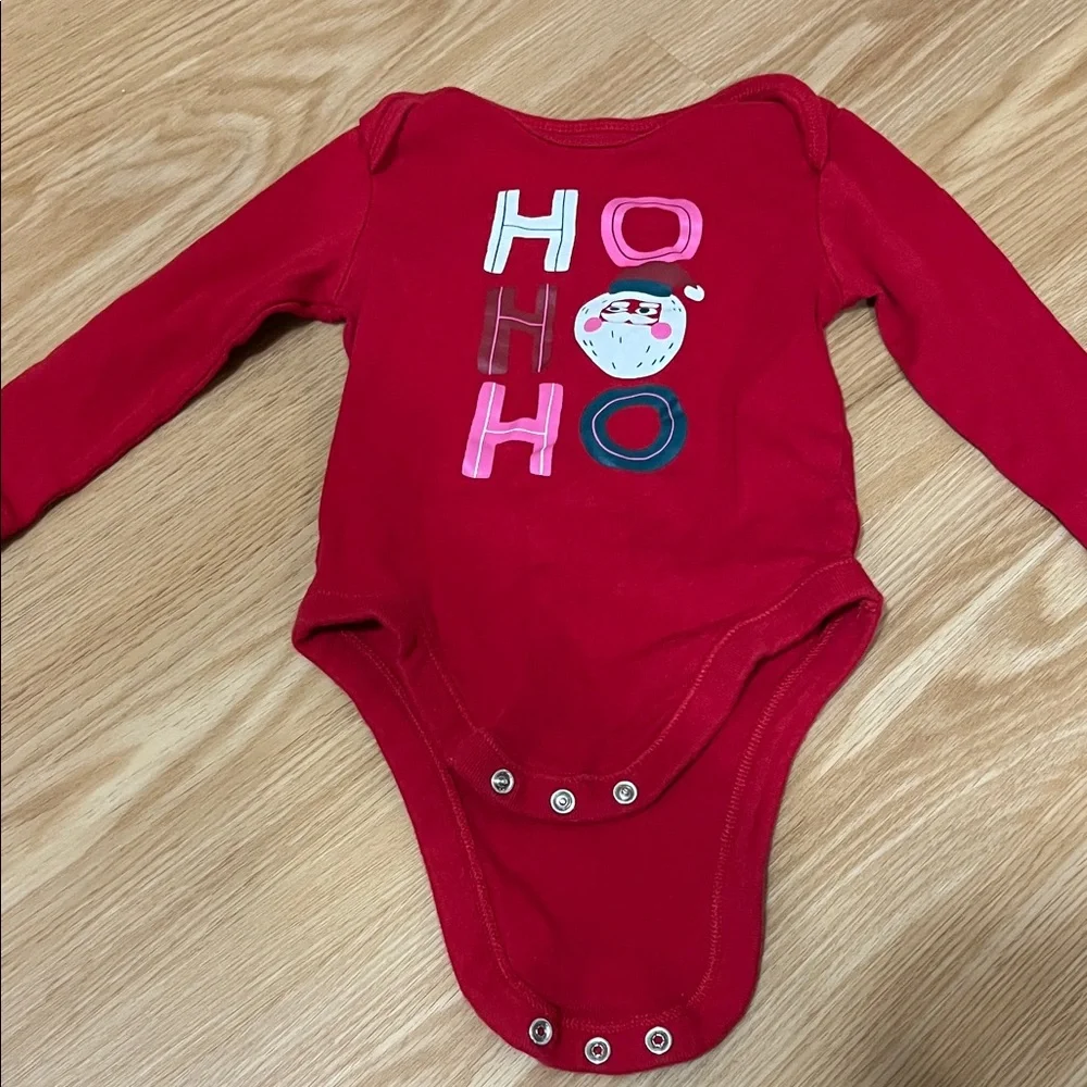 Old Navy‎ Toddler Christmas Long Sleeve Bodysuits 12-18M